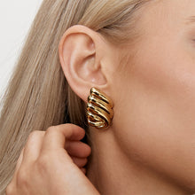 Load image into Gallery viewer, Wings Gold Earring
