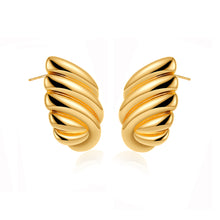 Load image into Gallery viewer, Wings Gold Earring