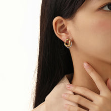 Load image into Gallery viewer, Silver Gold Earring
