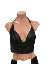 Load image into Gallery viewer, Chain Crop Top - Black