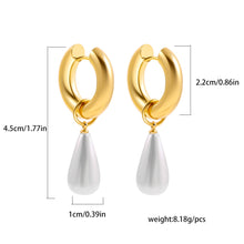 Load image into Gallery viewer, Teardrops Pearl Earring