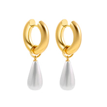 Load image into Gallery viewer, Teardrops Pearl Earring