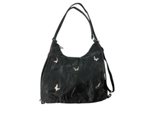 Load image into Gallery viewer, Butterfly Tote Handbag - Black