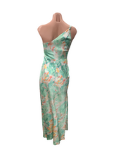Load image into Gallery viewer, Mint One Shoulder Midi Dress