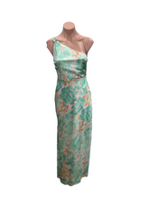 Load image into Gallery viewer, Mint One Shoulder Midi Dress