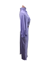 Load image into Gallery viewer, One Shoulder Lavender Midi Dress