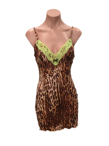 Leopard Print Mini Dress