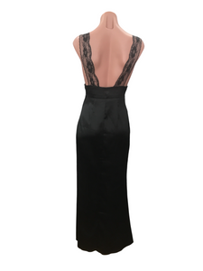 Chloe Black Lacey Long Dress