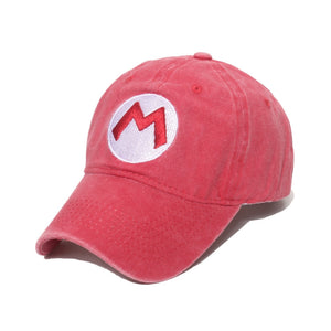 Red Super "M" Baseball Cap