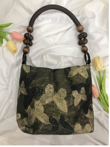 Beaded Butterfly Handbag