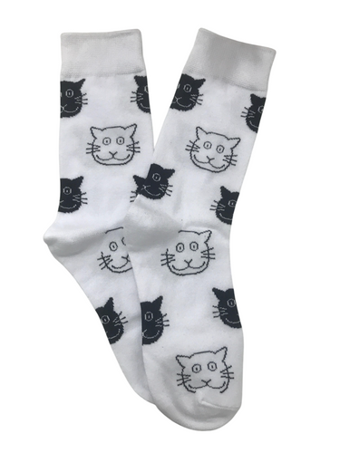 White Cat Socks