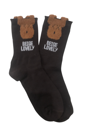 Teddy Beige Socks