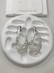 Boho Dangle Silver Earring