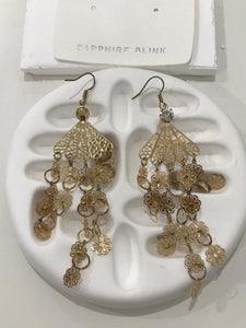 Boho Dream Catcher Gold Earring