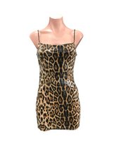 Load image into Gallery viewer, Sexy Leopard Mini Dress