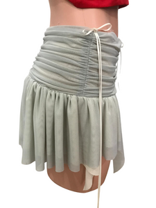 Y2K Ruched Skirt