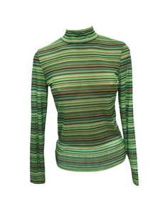 Y2K Sharon Mesh Top