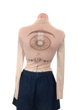 Load image into Gallery viewer, Y2K Astrology Mesh Top