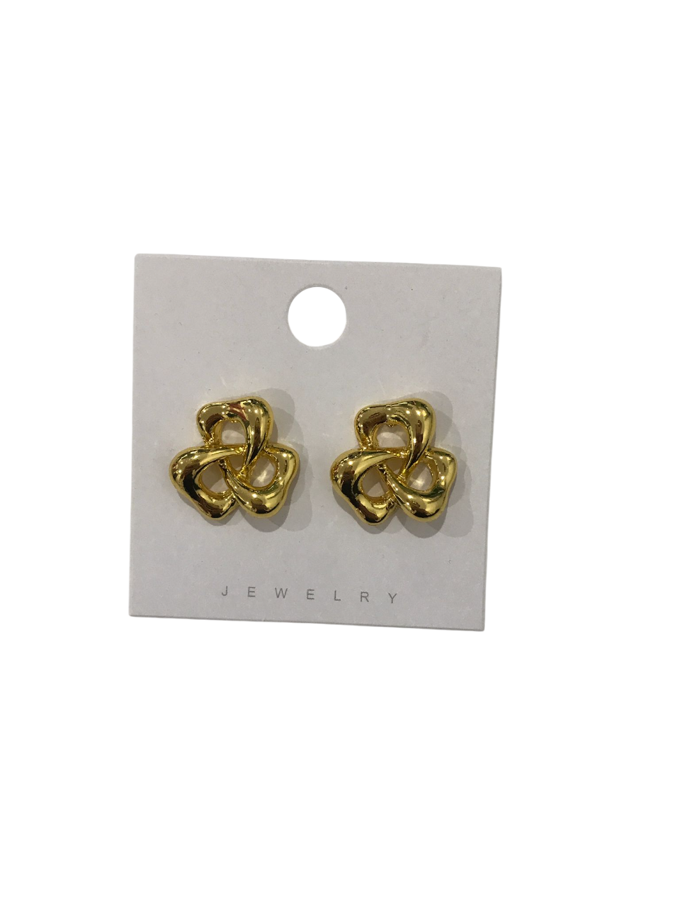 Fan Gold Earring