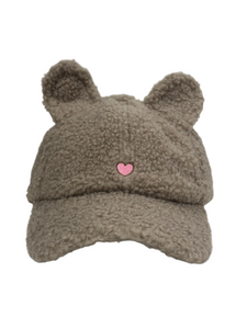 Winter Heart Hat Beige