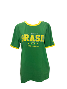 Brasil Oversize Green Top