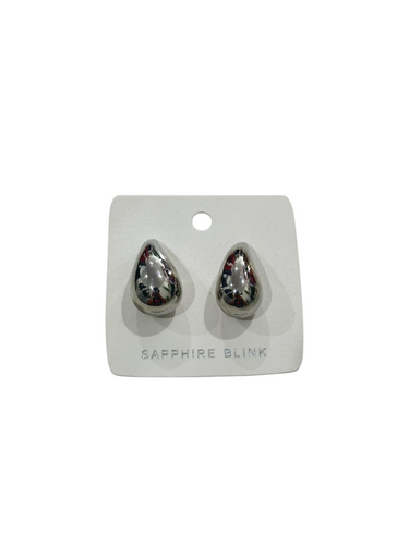 Tears Silver Earrings