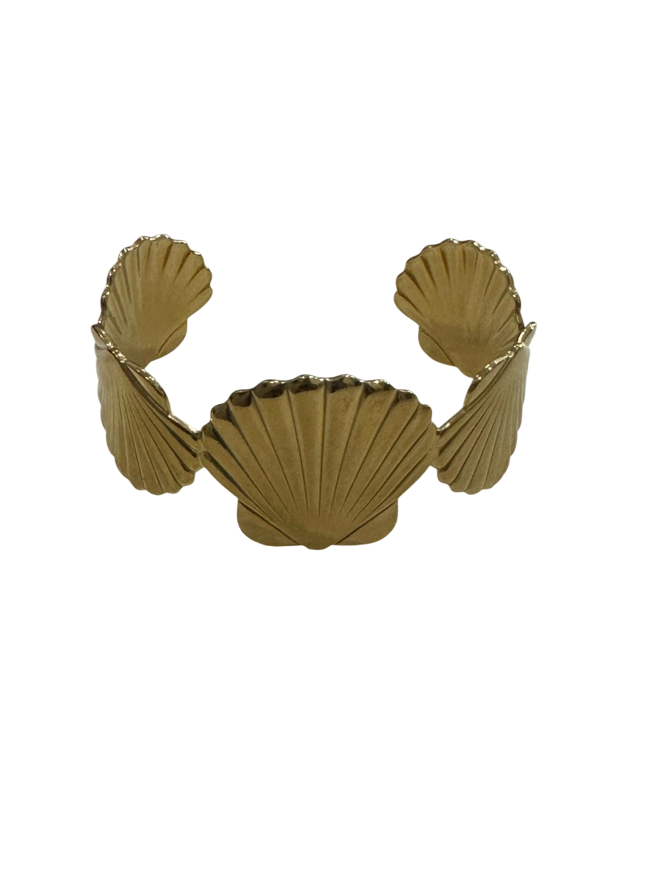 Shell Gold Bangle