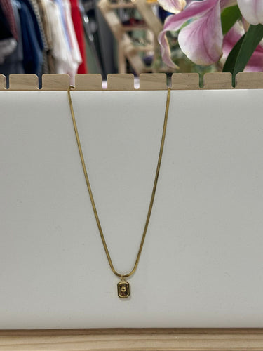 Pendant Charm IX Gold Necklace