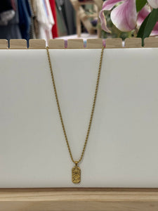Pendant Charm Gold Necklace