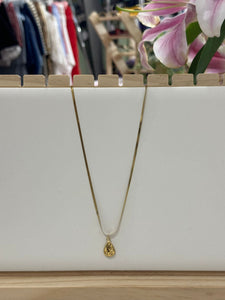 Pendant Charm X Gold Necklace