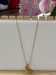 Pendant Charm XII Gold Necklace