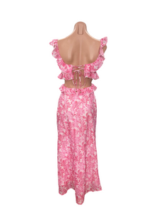 Pink Beach Midi Dress