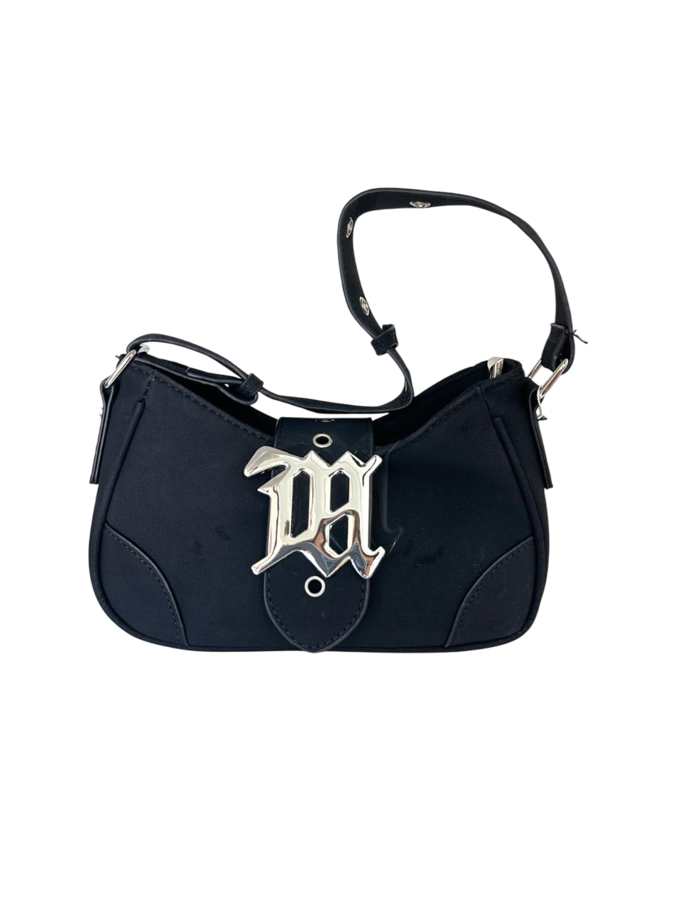 M Black Handbag Velvet