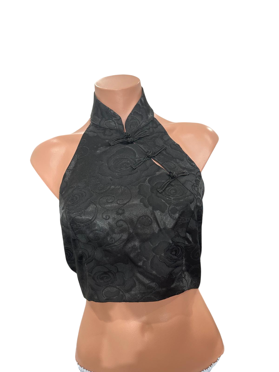 Black Teapai Halter Top