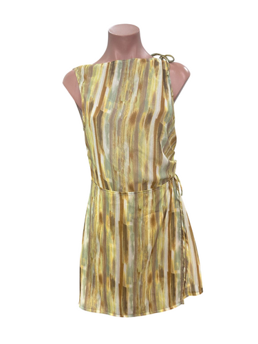 Wood Mini Dress