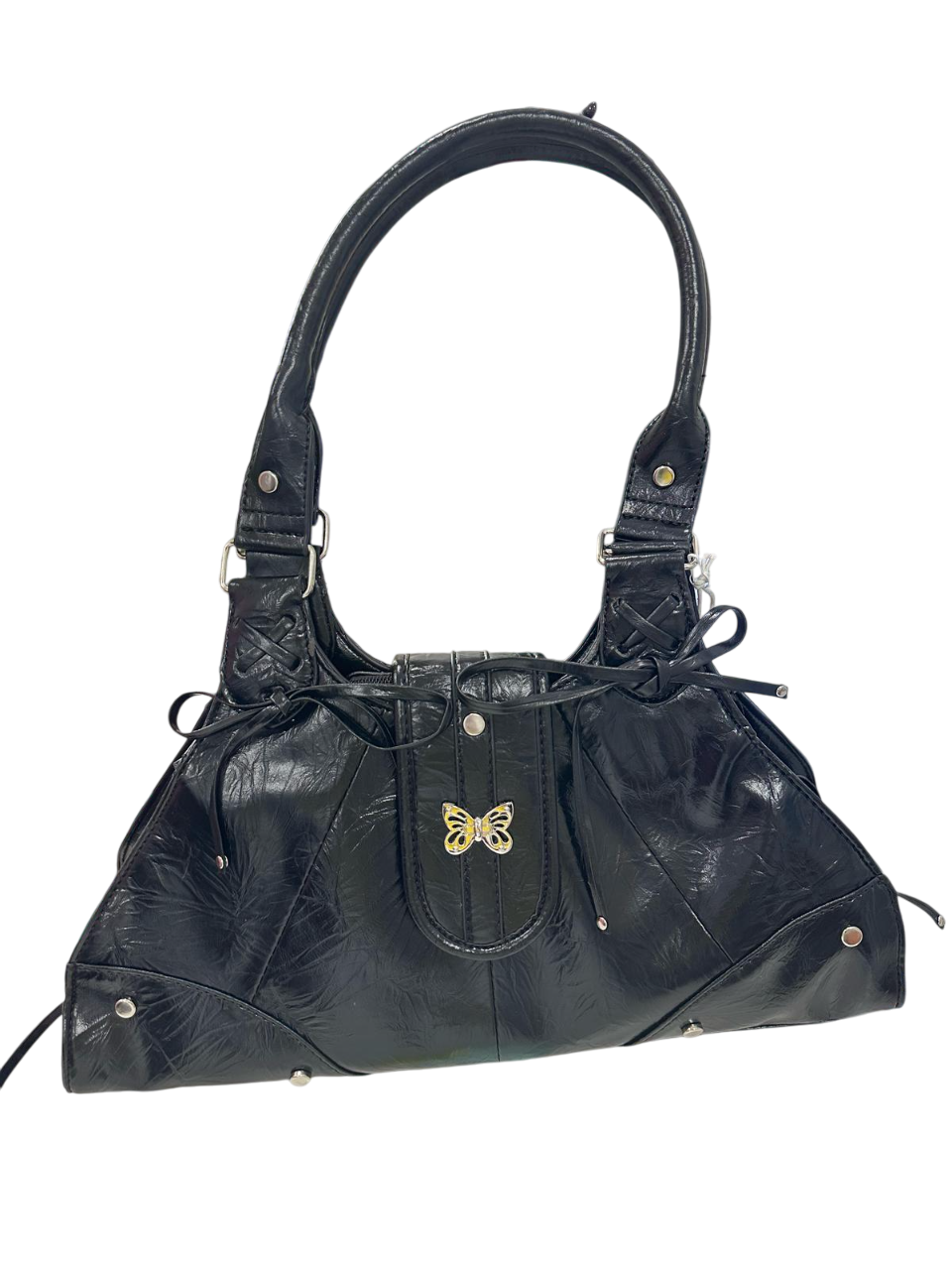 Butterfly Black Handbag