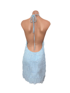 Baby Blue Ruffle Dress