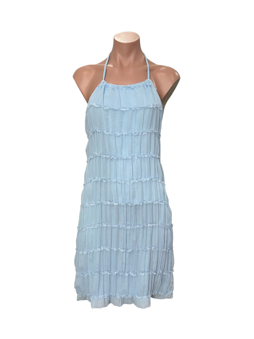 Baby Blue Ruffle Dress