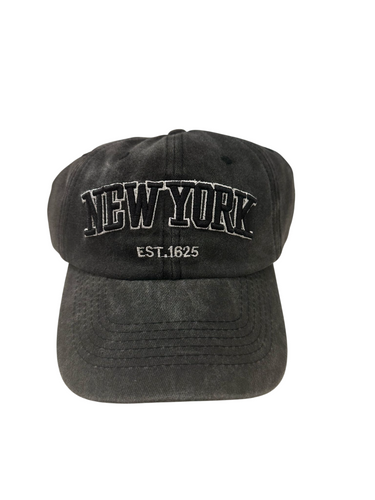 NY est.1625 Baseball Cap - Dark Grey