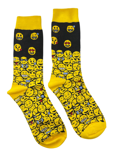 Yellow Emoji Socks
