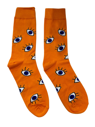 Orange Eyes Socks