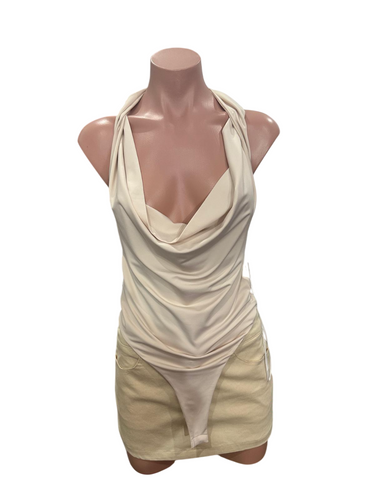 Cream Swimsuit Top