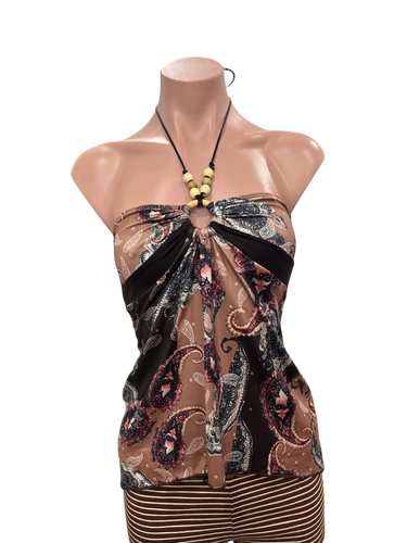 Y2K Halter Buckle Origin Top