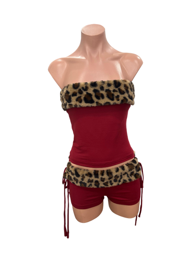 Red Pookie Leopard Sets