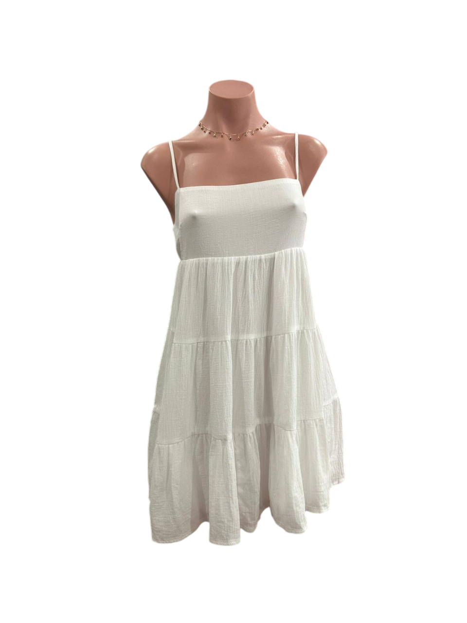 White Pigeon Mini Dress