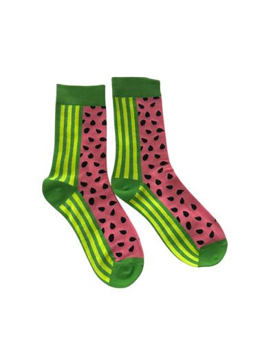 Watermelon Seeds Socks