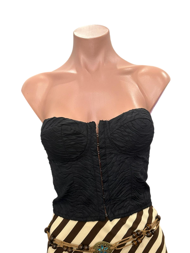 Corset Black Tube Top