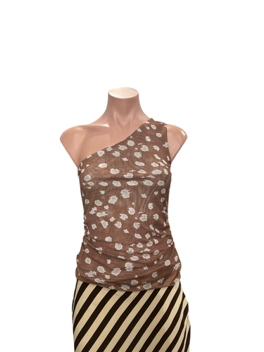One Shoulder Tazza Top