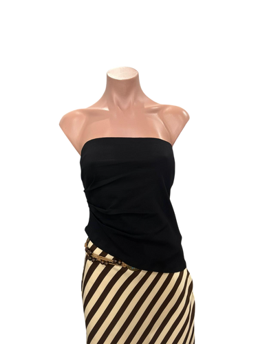 Black Slide Tube Top