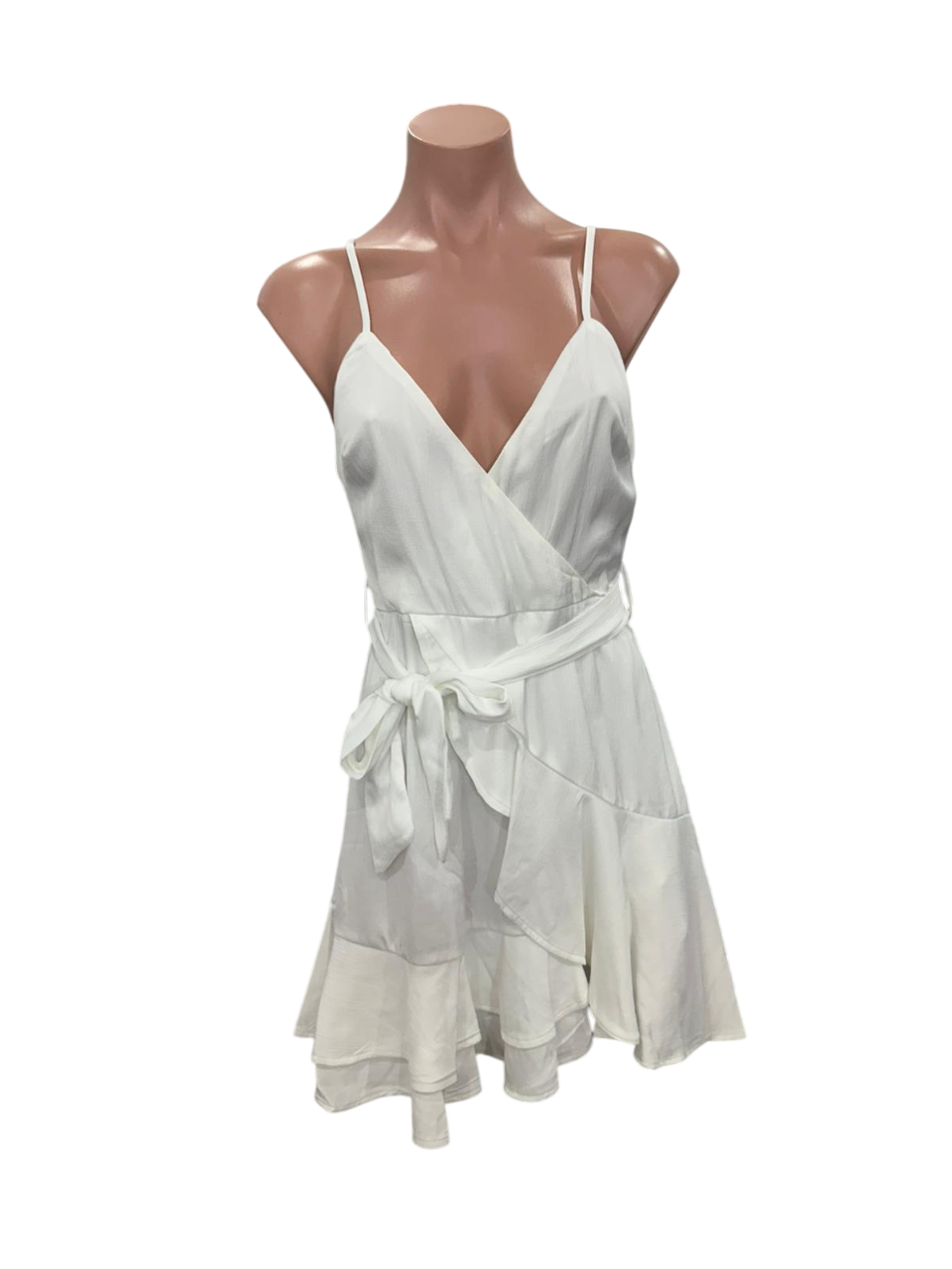Ruffle Hem Mini Dress